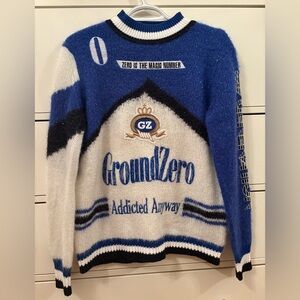 NWOT GROUND ZERO Mohair Addicted Anyway Sweater